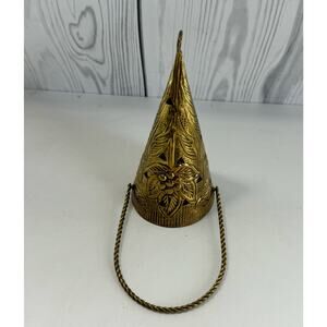 Vintage Brass Tussie-Middie Flower Holder Decorative Decor